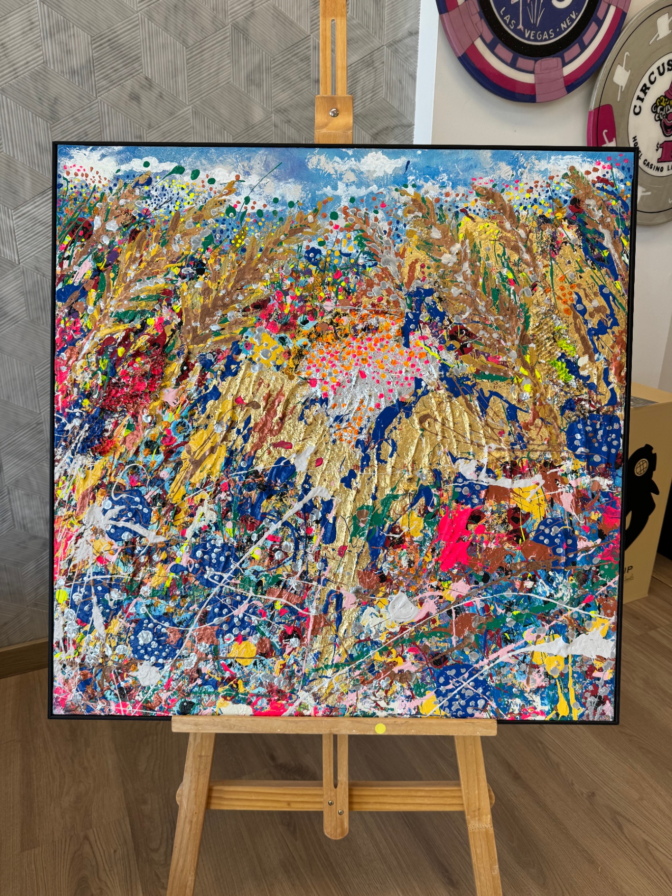 Il Campo di Grano by LORENZO BRAMATI — on view at LOTUS Ibiza.